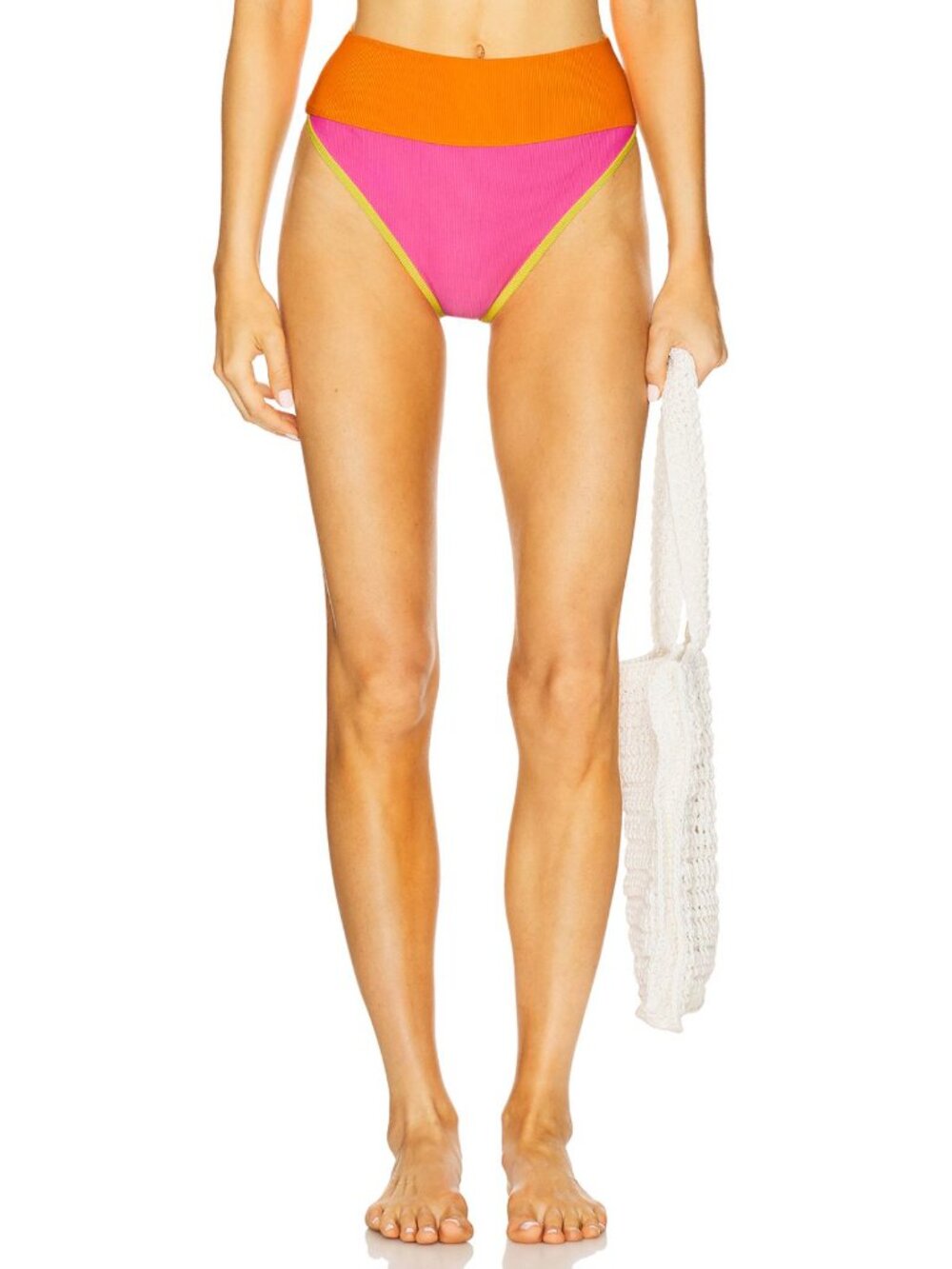 New! Beach Riot Soleil Colorblock Emmy High-Waist Bikini Bottom XS 34158
